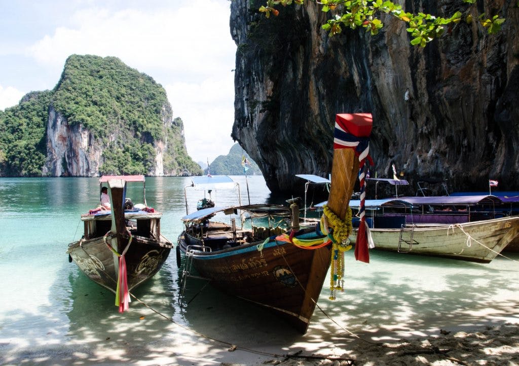 Łódki, Tajlandia, wyspy