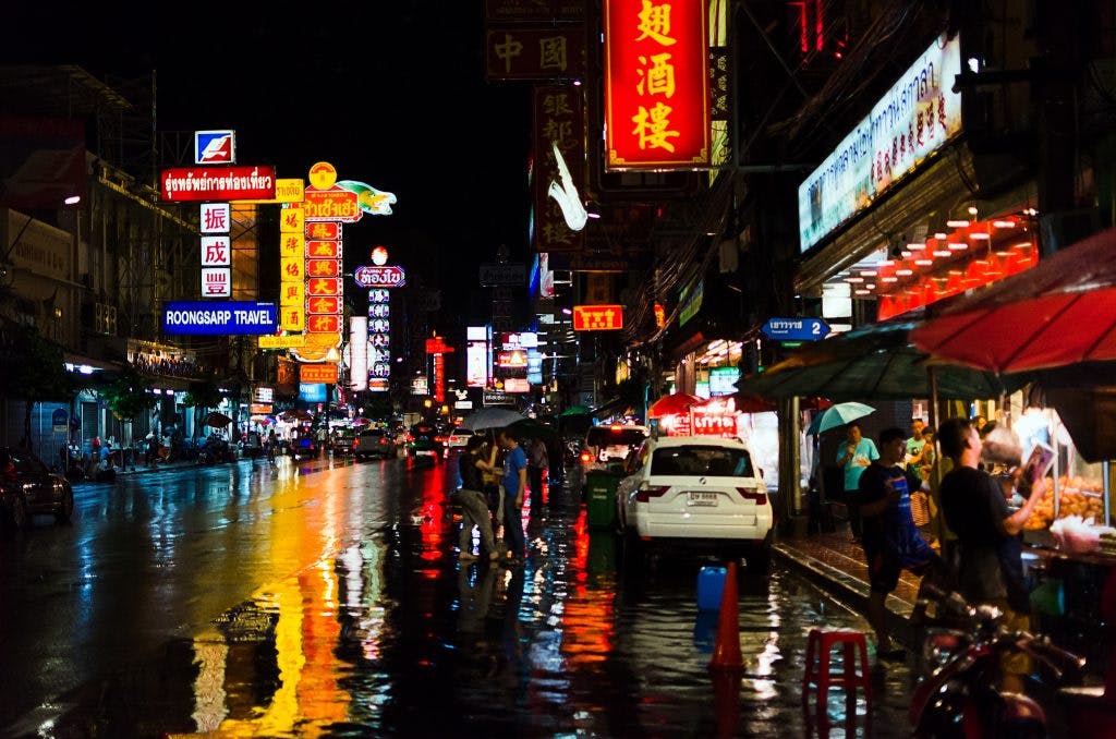 Chinatown at night, Bangkok