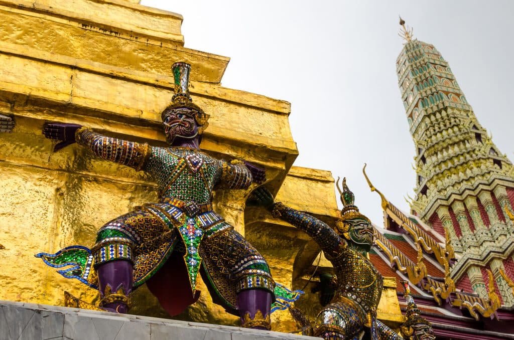 Grand Palace, Bangkok, figures.
