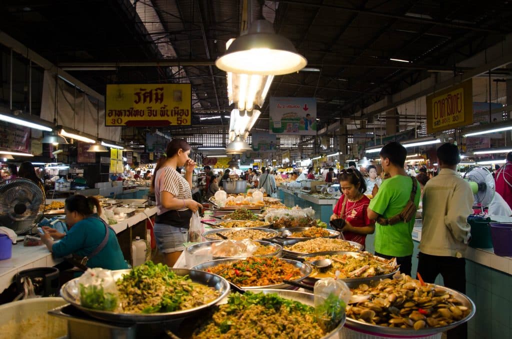I will miss the food from my local market
