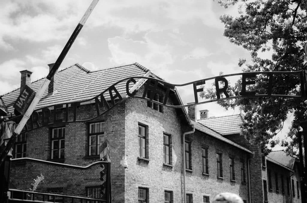 Brama w Auschwitz Oświęcim