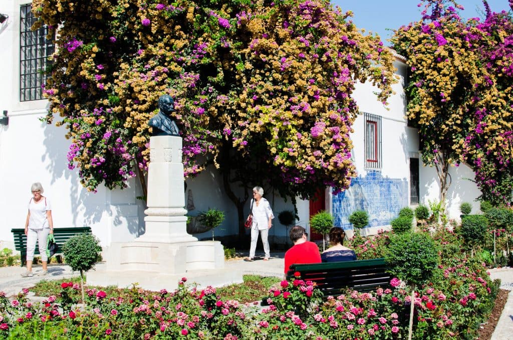 ogród w Miraduro de Santa Luzia